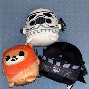 Star Wars Cuutopia Plush Trio- 7 inch. NWT